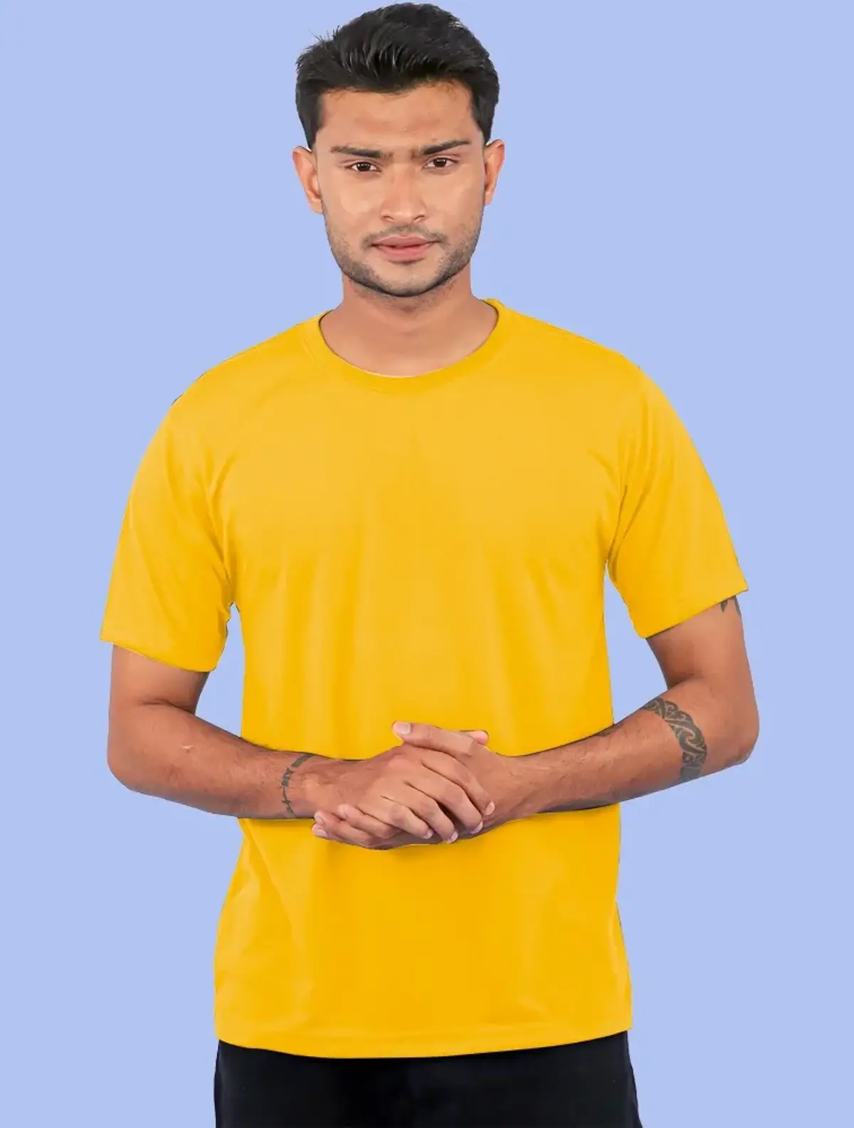 Naptime 半袖SHIRTS-YELLOW Nisarga T-Shirts for Men - Half Sleeve | Polo, Round Neck